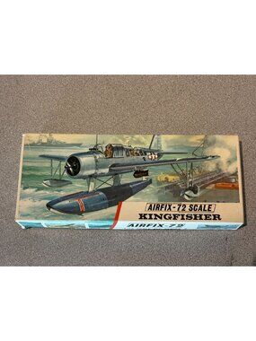 Vintage Airfix 1:72 Scale Vought OS2U Kingfisher Plastic Model Aircraft Kit 251
